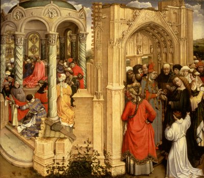 The Nuptials of the Virgin by Master of Flémalle